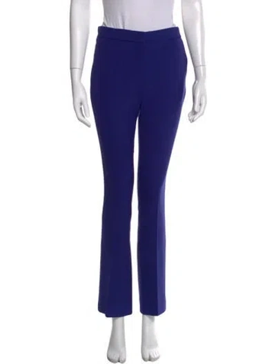 Pre-owned Victoria Beckham Straight Leg Pants In Blue