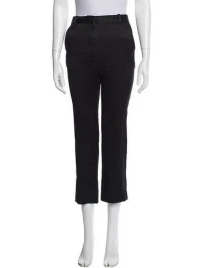 Pre-owned Victoria Beckham Straight Leg Pants In Blue