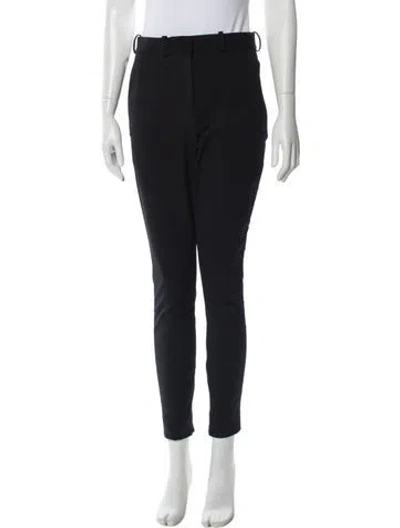 Pre-owned Victoria Beckham Straight Leg Pants In Blue