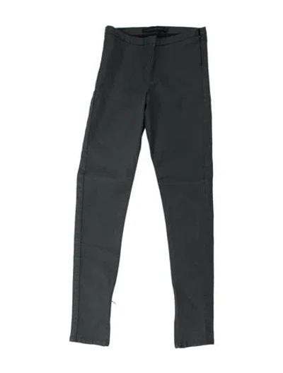 Pre-owned Victoria Beckham Straight Leg Pants In Blue/grey