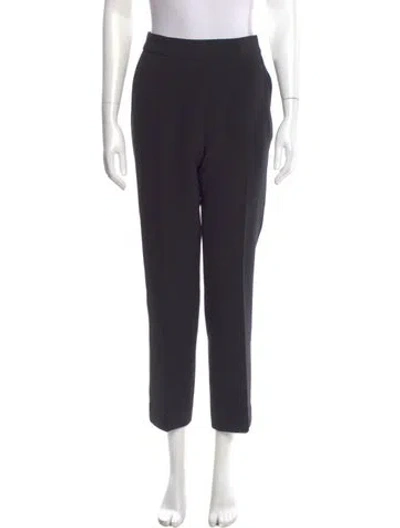 Pre-owned Victoria Beckham Straight Leg Pants In Gray