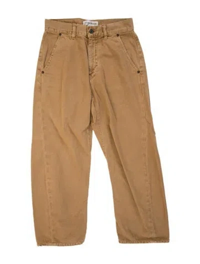 Pre-owned Victoria Beckham Straight Leg Pants In Multicolor