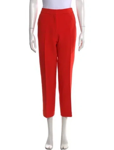 Pre-owned Victoria Beckham Straight Leg Pants In Orange