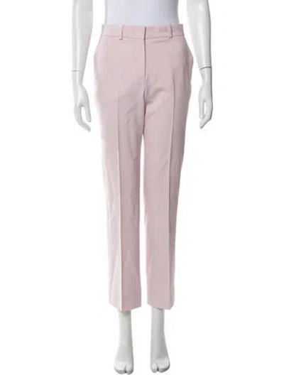 Pre-owned Victoria Beckham Straight Leg Pants In Pink