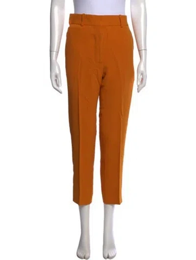 Pre-owned Victoria Beckham Straight Leg Pants W/ Tags In Orange