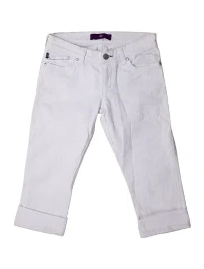 Pre-owned Victoria Beckham Straight Leg Pants In White