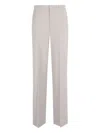 Victoria Beckham Straight Tailored Trousers In White