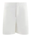 Victoria Beckham Straight Shorts In White