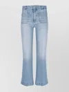 Victoria Beckham Straight Trousers With Front And Back Pockets