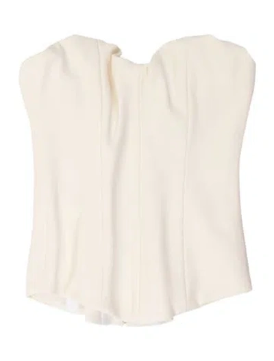 Pre-owned Victoria Beckham Strapless Blouse W/ Tags In Neutral