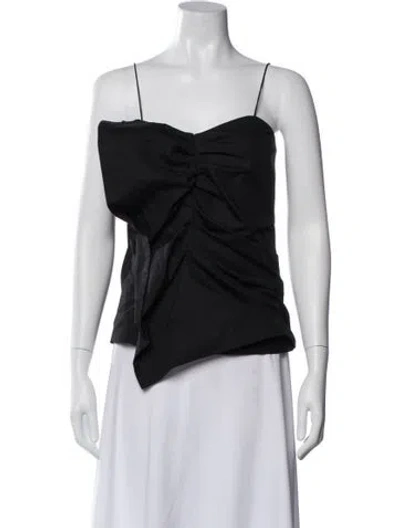 Pre-owned Victoria Beckham Strapless Top In Black