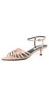 Victoria Beckham Strapped Sandals Nude In Nude
