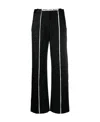 Victoria Beckham Tiered Waist Pants In Black
