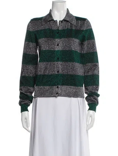 Pre-owned Victoria Beckham Striped Crew Neck Sweater W/ Tags In Multi