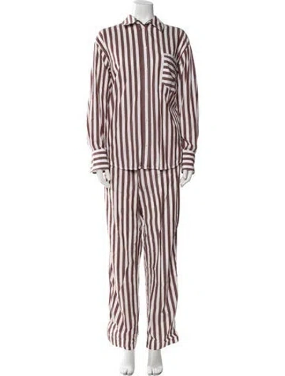 Pre-owned Victoria Beckham Striped Pant Set In Multi