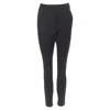 Victoria Beckham Structured Fabric Skinny Pants In Black