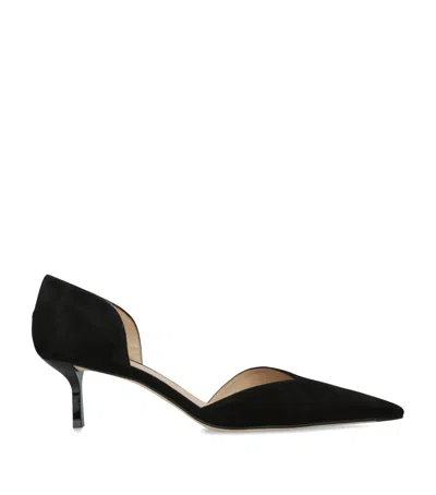 Victoria Beckham Suede D'orsay Pumps 55 In Black