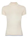 Victoria Beckham Open-knit Cotton Top In Light Pink