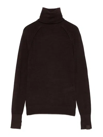 VICTORIA BECKHAM SUÉTER CUELLO REDONDO - MARRÓN