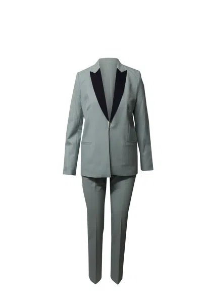 Victoria Beckham Suit In Mint Polyester In Gray