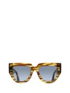 Victoria Beckham 53mm Classic Logo Tea Cup Sunglasses In Brown