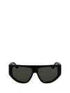 Victoria Beckham Black Acetate Sunglasses In Black