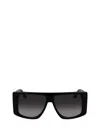 Victoria Beckham Vb Monogram 51mm Rectangular Sunglasses In Black