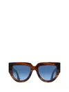 Victoria Beckham 53mm Classic Logo Tea Cup Sunglasses In Blue