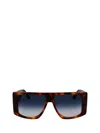 Victoria Beckham Vb Monogram 51mm Rectangular Sunglasses In Multi