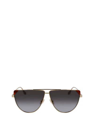 Victoria Beckham Sunglasses In Gold