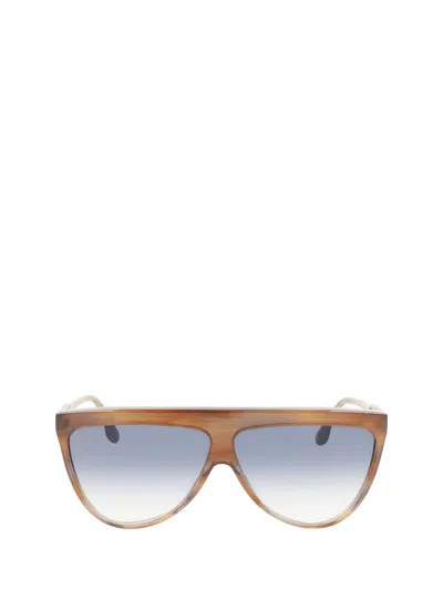 Victoria Beckham Sunglasses In Honey Brown Horn