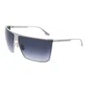 Victoria Beckham Gradient Grey Wrap Ladies Sunglasses Vb249s 040 65 In Gray