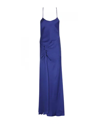 Victoria Beckham Suspender Dress In Blue