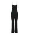 Victoria Beckham Cutout-detailed Cami Jumpsuit In Black