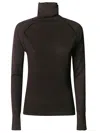 Victoria Beckham Turtle Neck Sweater In Black