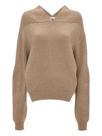 Victoria Beckham Sweater In Brown