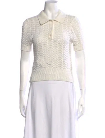 Pre-owned Victoria Beckham Sweater In White