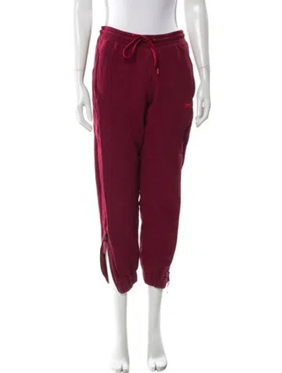 Pre-owned Victoria Beckham Sweatpants In Burgundy