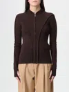 Victoria Beckham Sweatshirt Victoria  Woman Color Cocoa In Brown