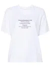 Victoria Beckham "address" T-shirt In White