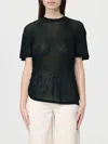 Victoria Beckham T-shirt Victoria  Woman Color Green In Black