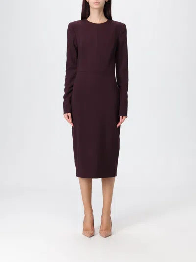 Victoria Beckham T-shirt Victoria  Woman Color Mahogany In Brown