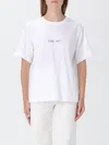 Victoria Beckham Womens White - Chic No Text-print Relaxed-fit Cotton-jersey T-shirt Xs In White