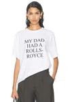 Victoria Beckham Logo Organic Cotton Jersey T-shirt In White