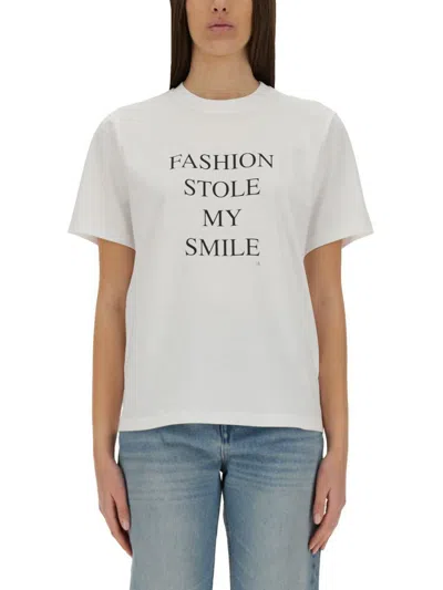 VICTORIA BECKHAM VICTORIA BECKHAM T-SHIRT WITH PRINT