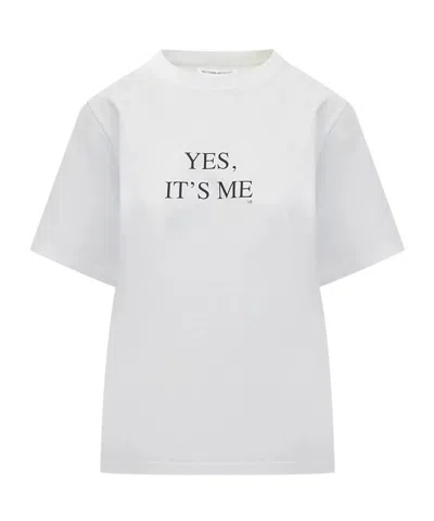 VICTORIA BECKHAM T-SHIRT WITH PRINT