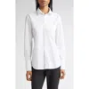 Victoria Beckham Tab Detail Button-up Shirt In White