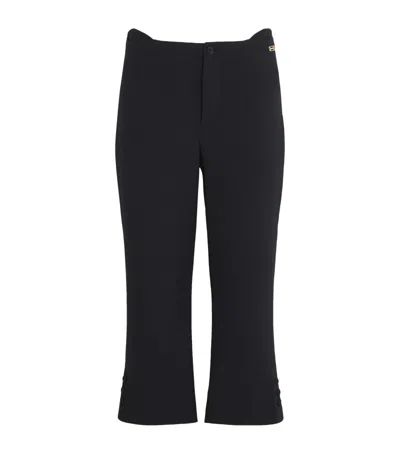 VICTORIA BECKHAM TAB-DETAIL CROPPED TROUSERS