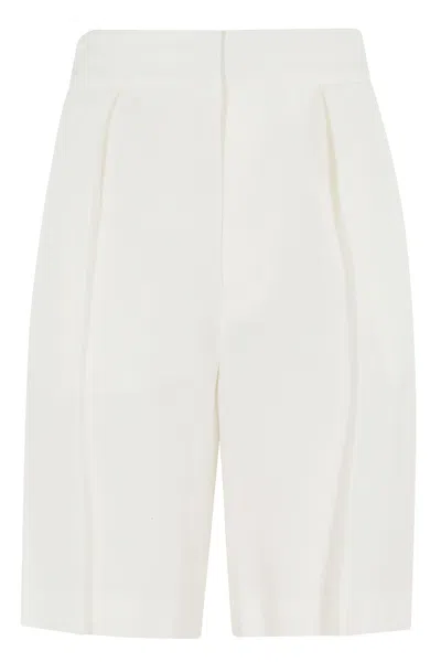 Victoria Beckham Tailored Shorts In White