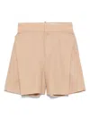 Victoria Beckham Tailored Shorts In Neutrals